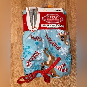 Ladies Sleep Jogger-Rudolph!